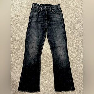 Mother Denim The Hustler ankle fray